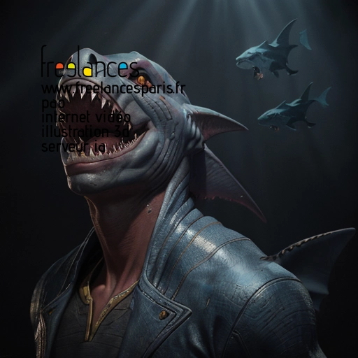 Pao internet vidéo illustration 3d serveur intelligence générative freelance paris studio de création 5Q415190